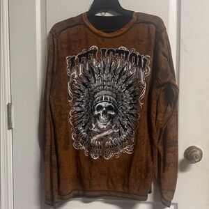 AFFLICTION REVERSIBLE THERMAL Long Sleeve Shirt